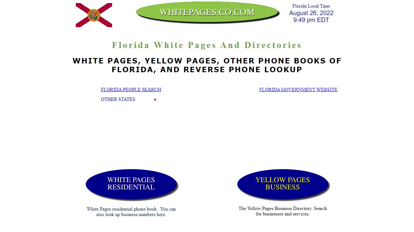 Florida White Pages and Directories - .co.com
